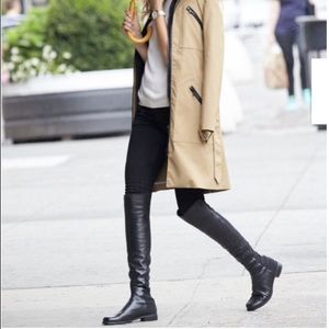 Stuart Weitzman 5050 Boots in Black Napa Leather